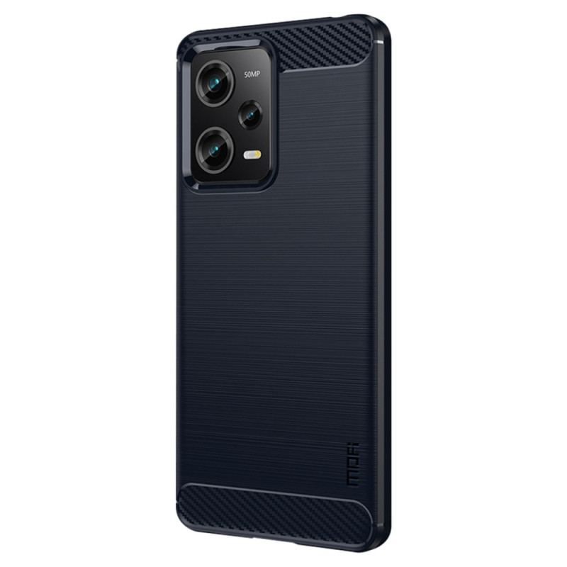 Cover Xiaomi Redmi Note 12 Pro Mofi Børstet Kulfiber