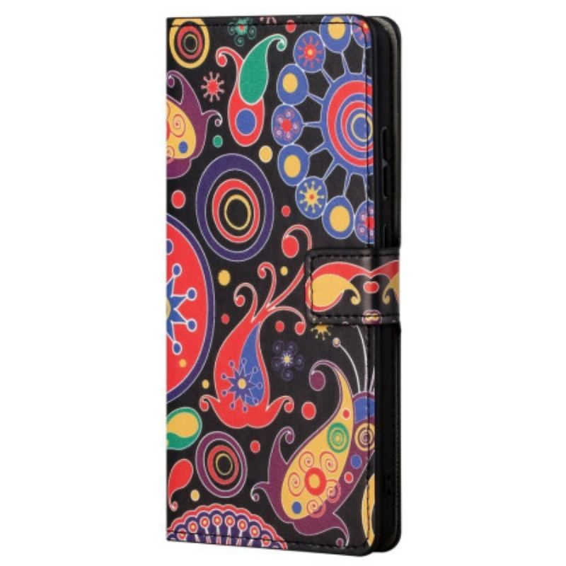 Læder Cover Samsung Galaxy S23 5G Paisley