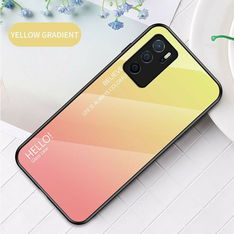 Cover Oppo A16 / A16s Hærdet Glas Hej