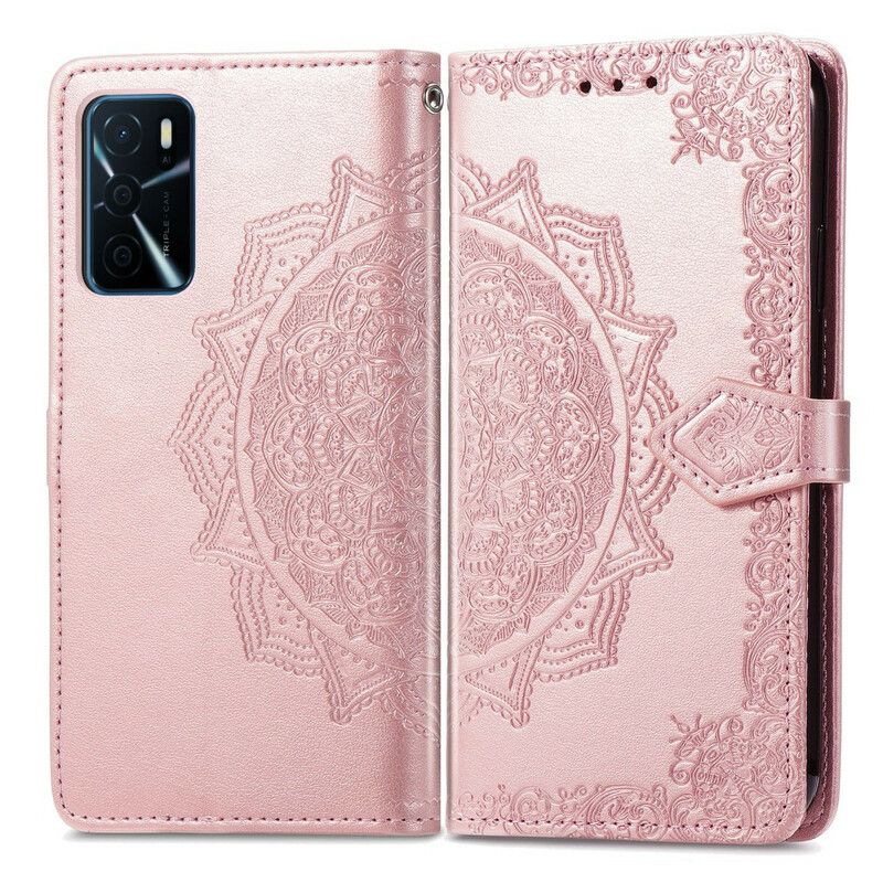 Flip Cover Til Oppo A16 / A16s Mandala Middelalder