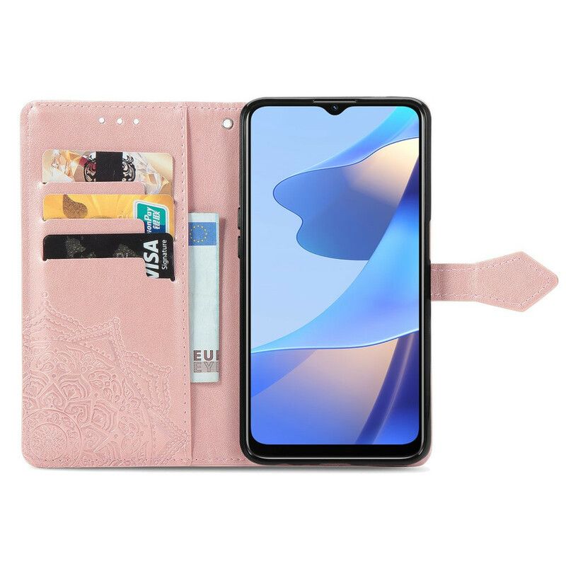 Flip Cover Til Oppo A16 / A16s Mandala Middelalder