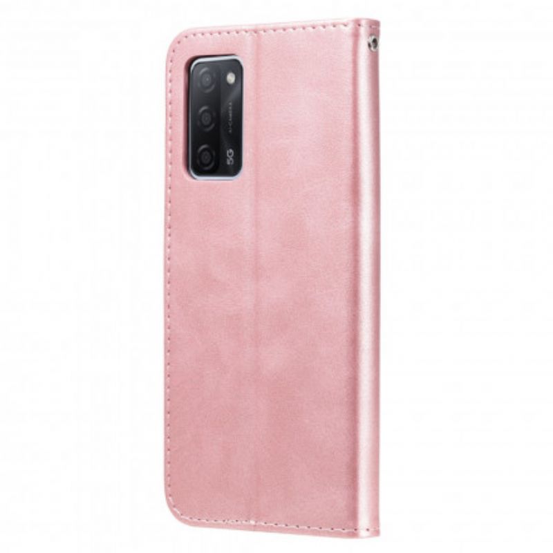 Læder Cover Oppo A16 / A16s Telefon Etui Vintage Pung