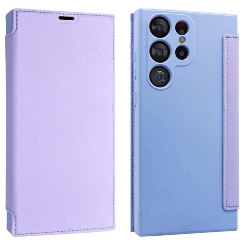 Cover Samsung Galaxy S23 Ultra 5G Flip Cover Flydende Silicium