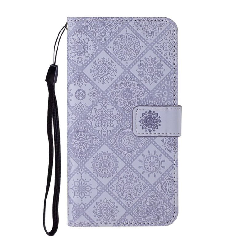 Flip Cover Samsung Galaxy S23 Ultra 5G Tapestry Mønster