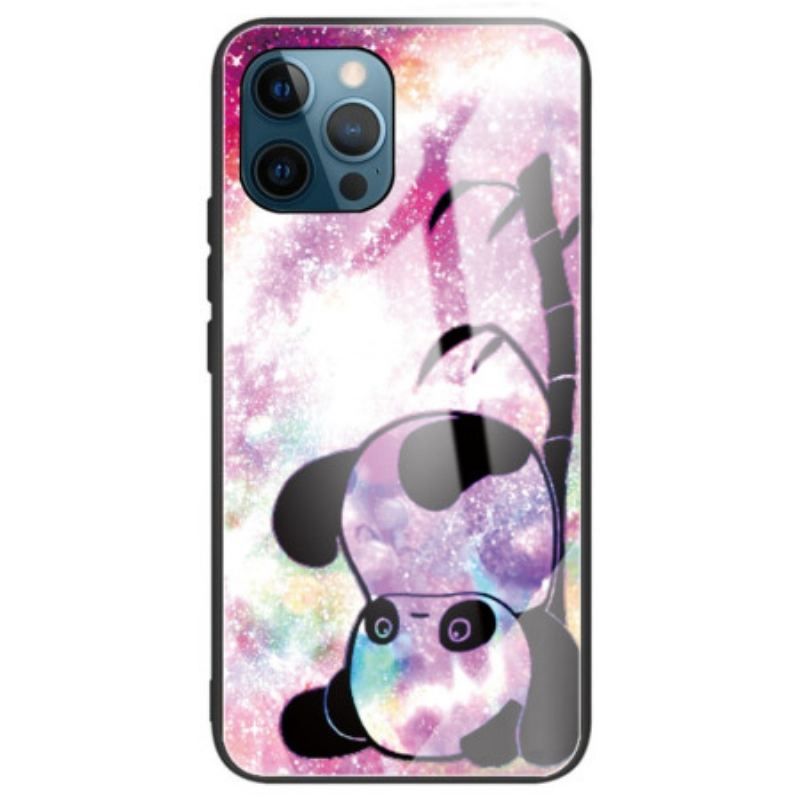 Cover iPhone 14 Pro Max Panda Hærdet Glas