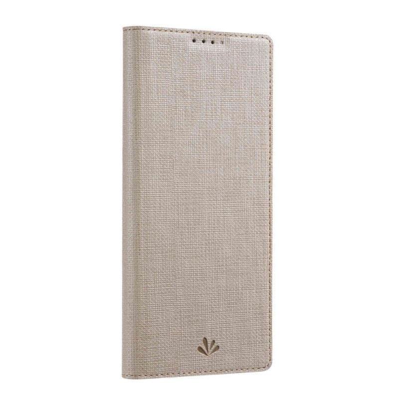 Cover Sony Xperia 10 IV Flip Cover Vili Stoftekstur