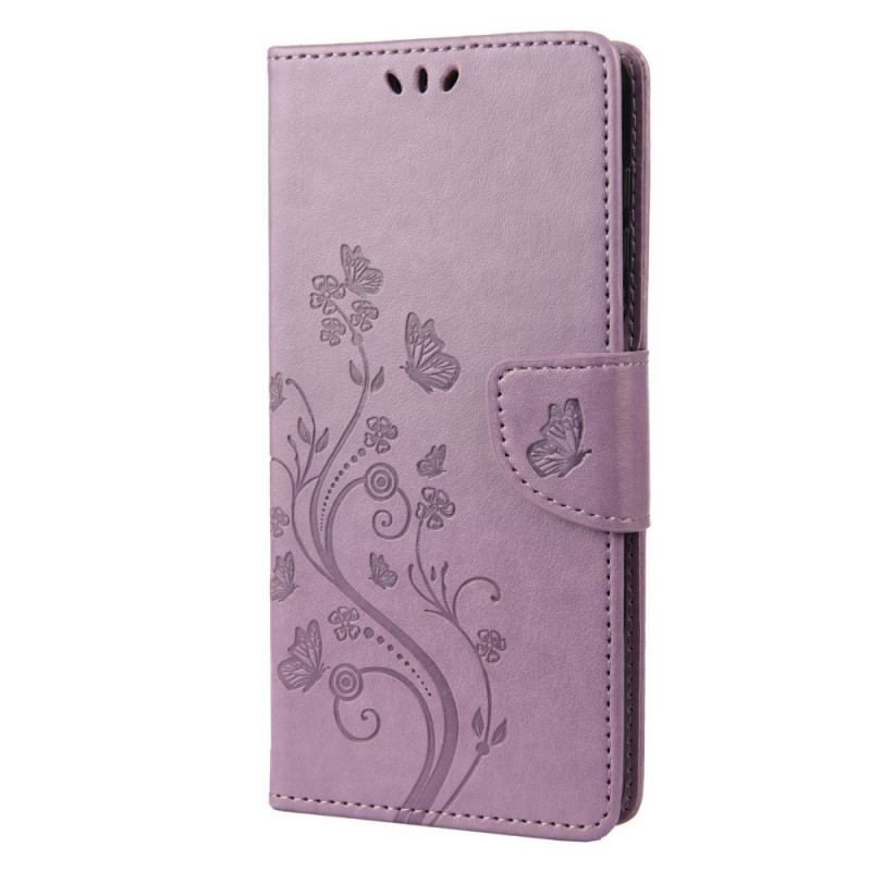 Flip Cover Sony Xperia 10 IV Blomster Og Sommerfugle