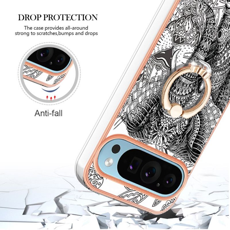 Cover Google Pixel 9 Pro Elephant Totem Spport Ring