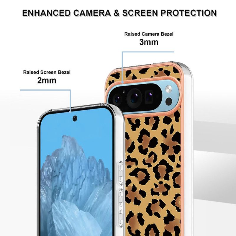 Cover Google Pixel 9 Pro Leopardtryk