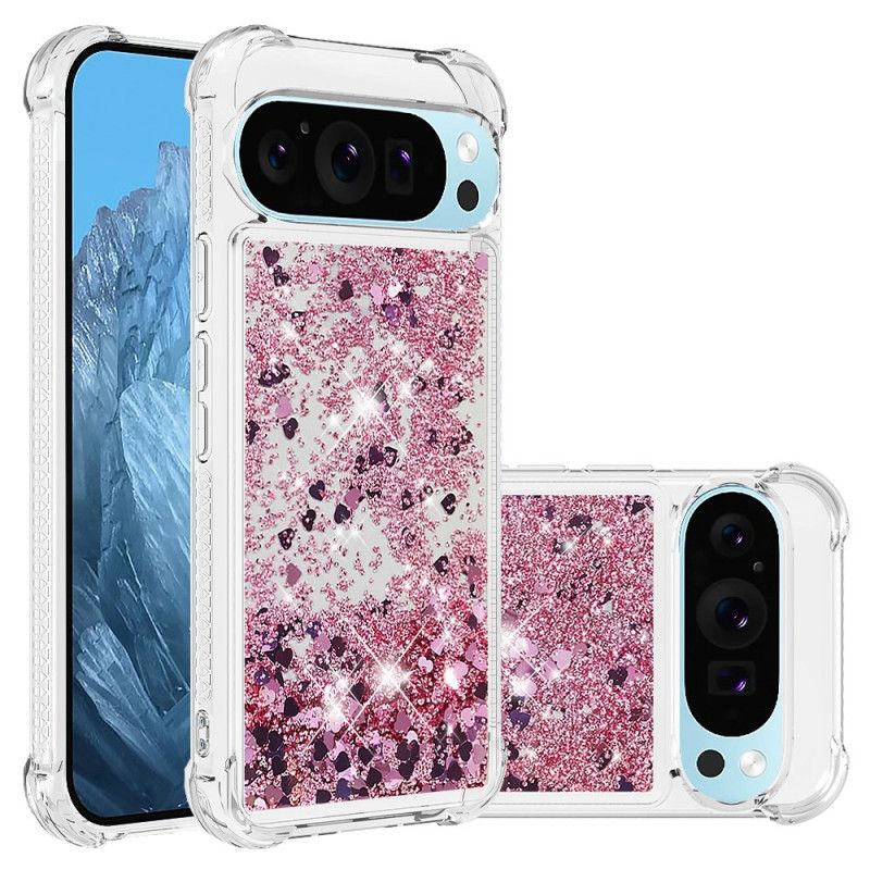 Cover Google Pixel 9 Pro Telefon Etui Forstærkede Pailletter