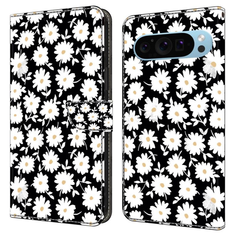 Flip Cover Google Pixel 9 Pro Blomster