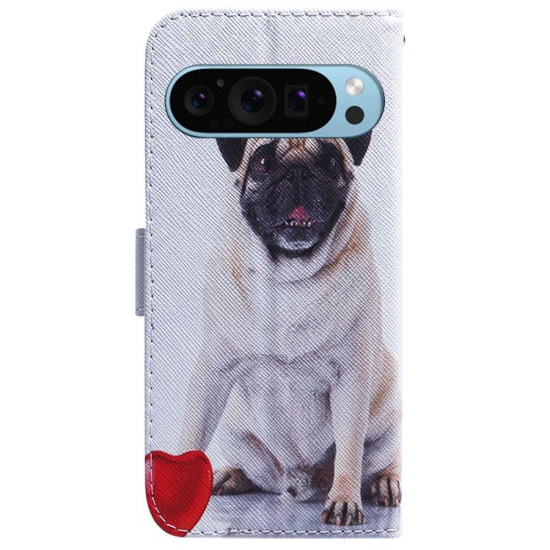 Flip Cover Til Google Pixel 9 Pro Mops Hund