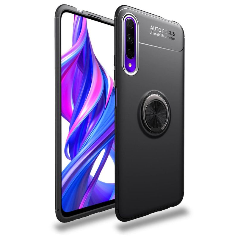 Cover Honor 9X Pro Sort Magnetisk Ring Beskyttelse