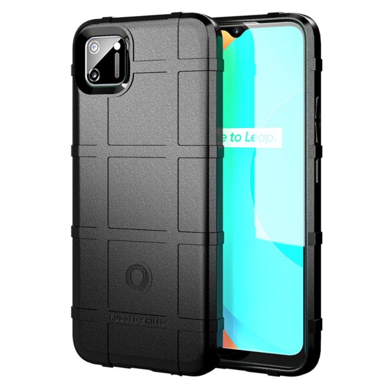 Cover for Realme C11 Sort Robust Skjold