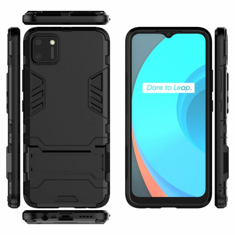 Cover for Realme C11 Sort Ultrabestandig Tunge