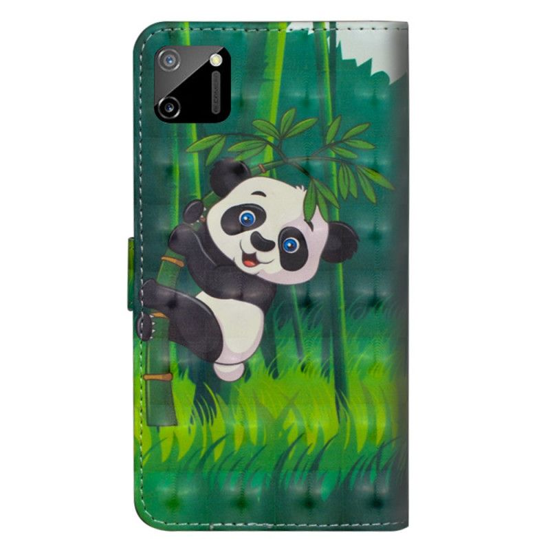 Flip Cover Realme C11 Panda Og Bambus