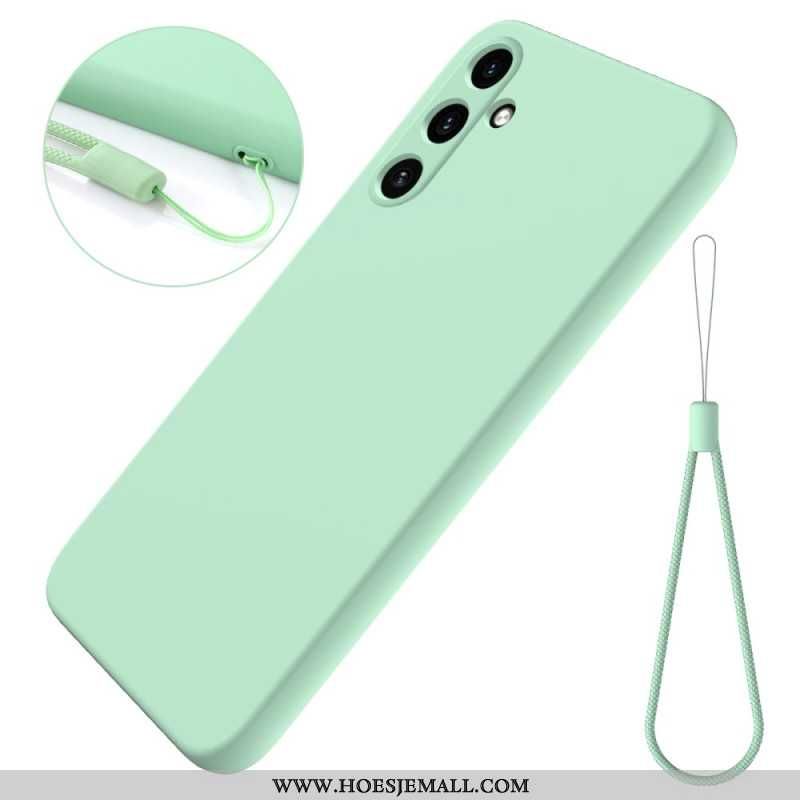 Cover Samsung Galaxy M55 5g Flydende Silikone Strop