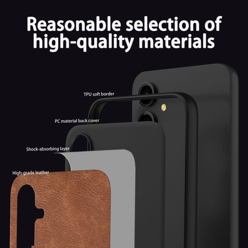 Cover Samsung Galaxy M55 5g Læderstil