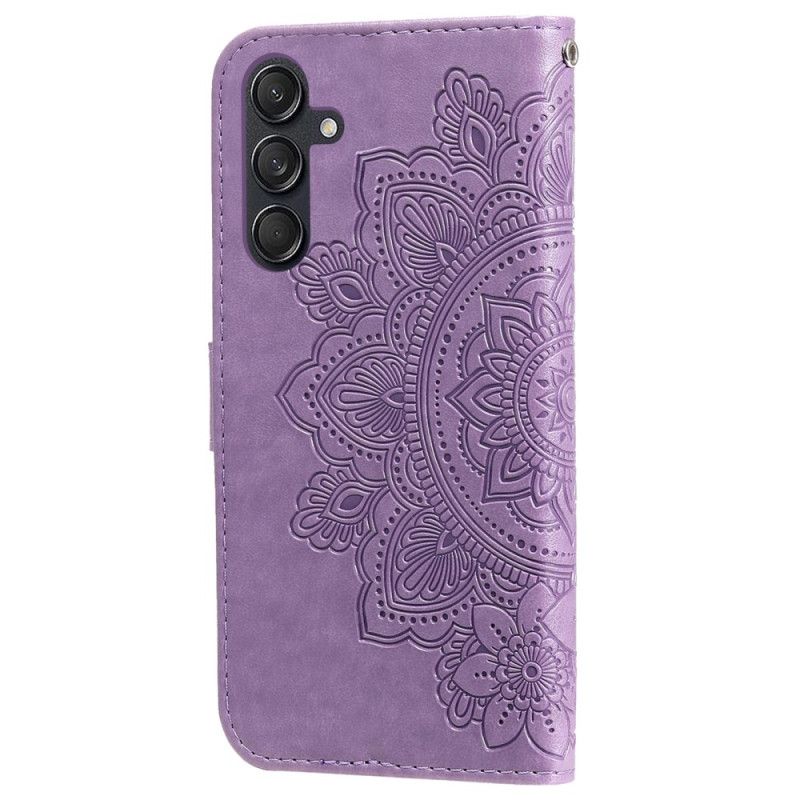 Flip Cover Samsung Galaxy M55 5g Mandala Print Med Rem