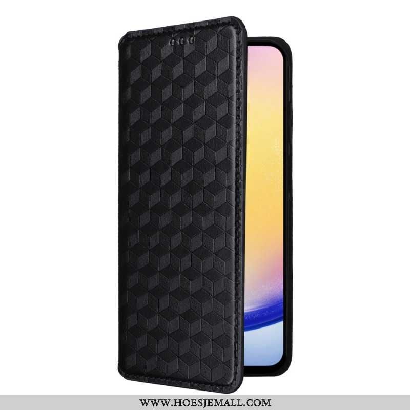 Flip Cover Til Samsung Galaxy M55 5g Diamantmønster