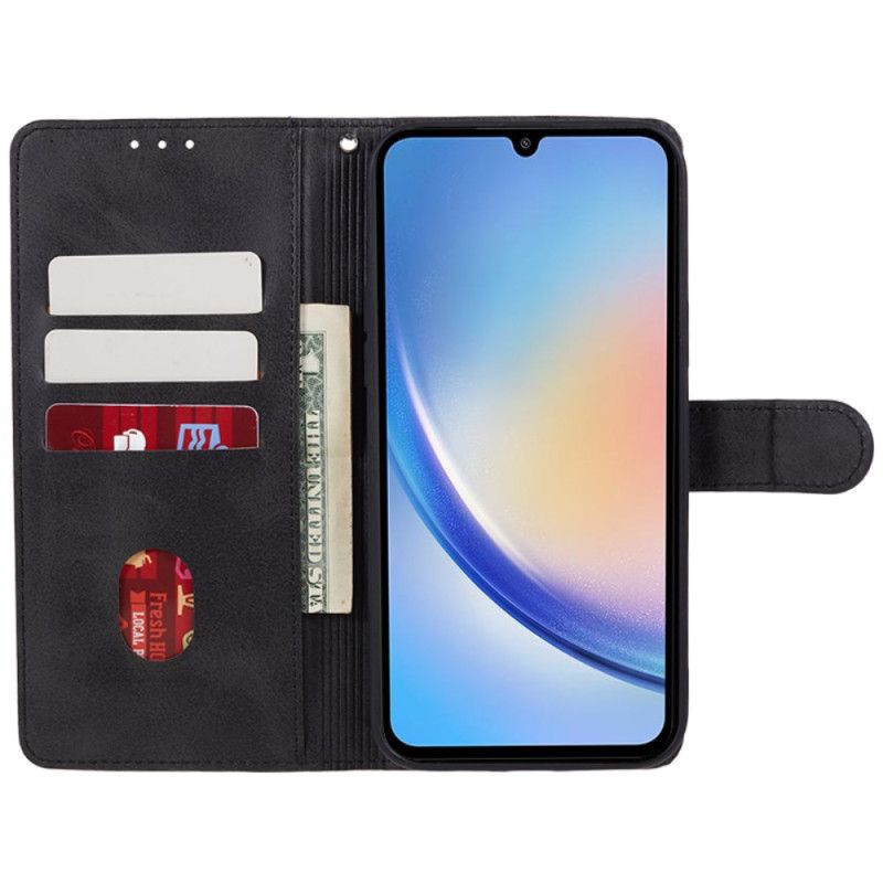 Læder Cover Samsung Galaxy M55 5g Kalvetekstur