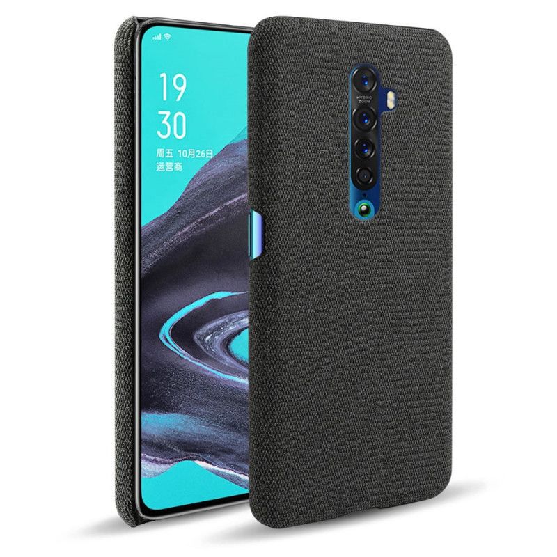 Cover for Oppo Reno 2 Sort Ksq Chic Stof