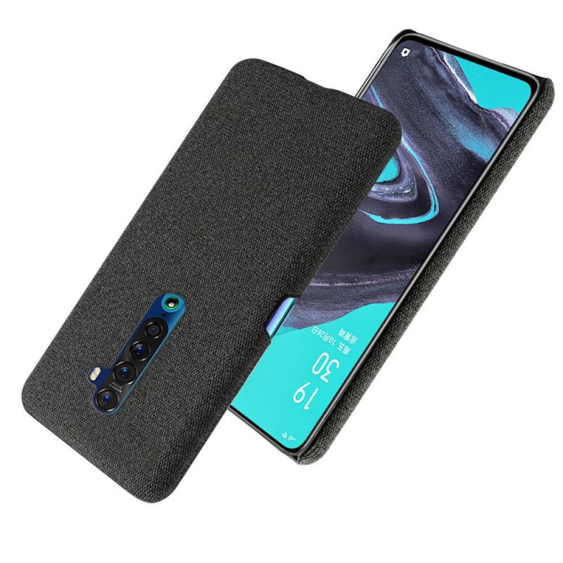 Cover for Oppo Reno 2 Sort Ksq Chic Stof