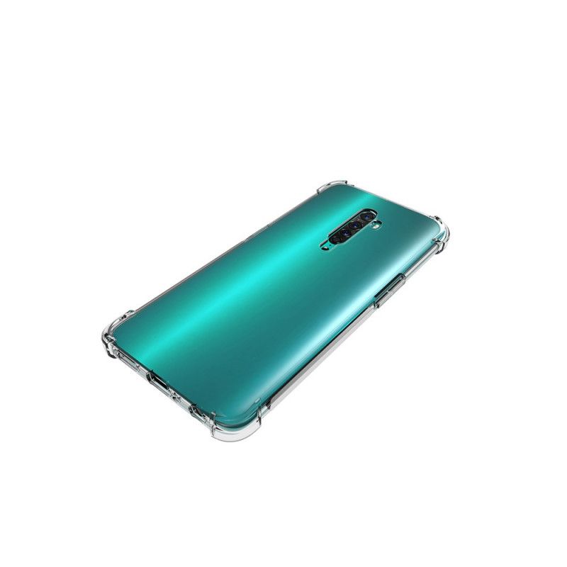 Cover Oppo Reno 2 Mobilcover Gennemsigtige Forstærkede Hjørner