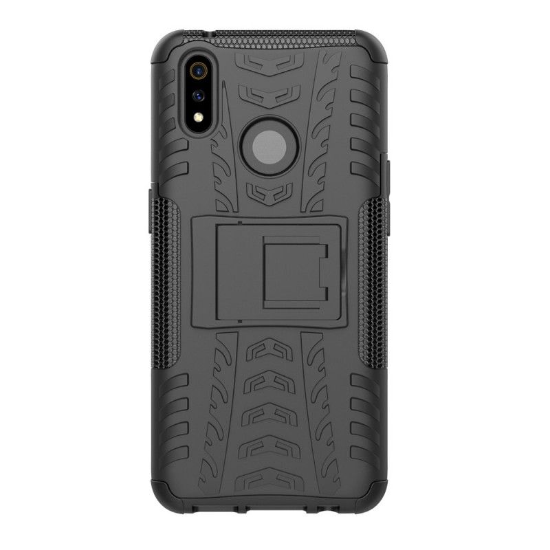 Cover Oppo Realme 3 Pro Sort Mobilcover Ultra Resistent