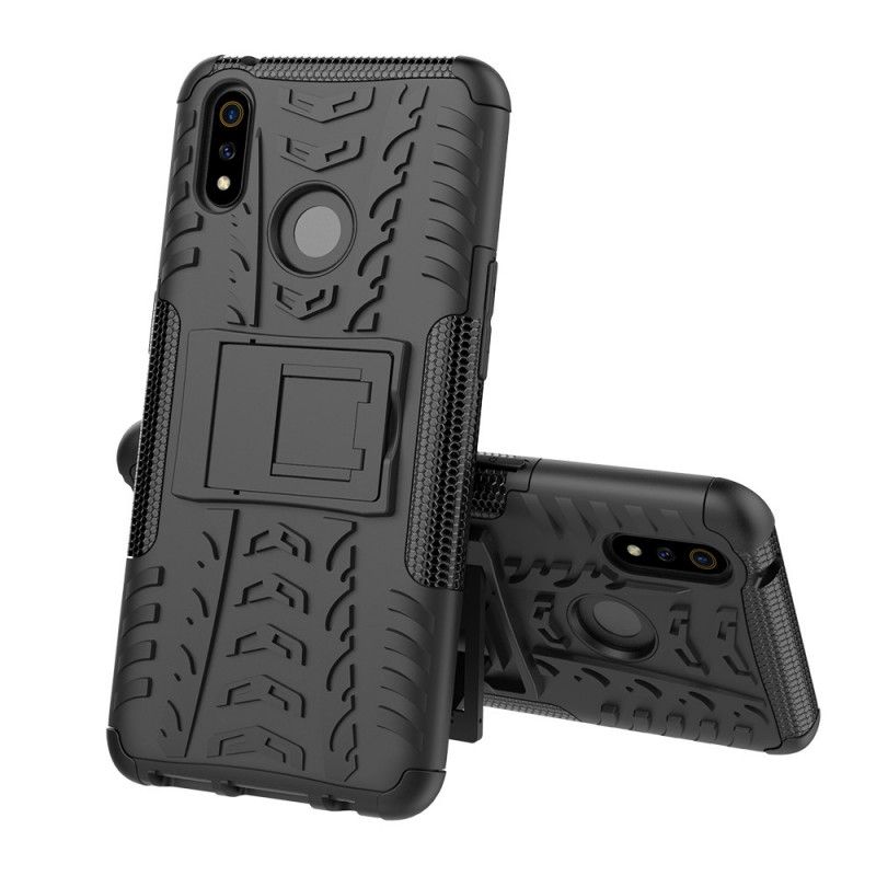 Cover Oppo Realme 3 Pro Sort Mobilcover Ultra Resistent