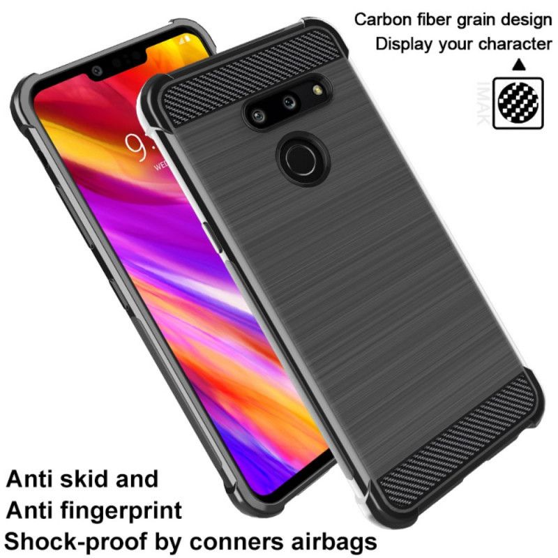 Cover ThinQ LG G8 ThinQ Imak Børstet Kulfiber