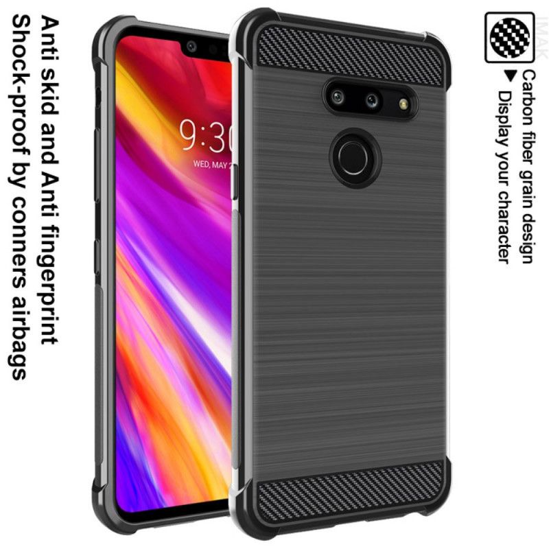 Cover ThinQ LG G8 ThinQ Imak Børstet Kulfiber