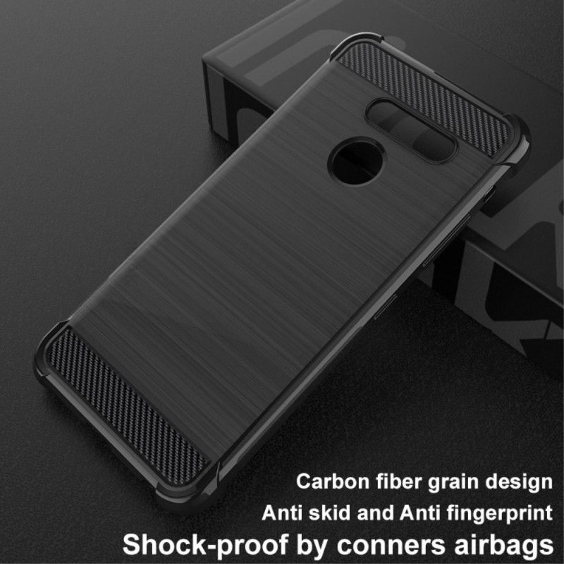 Cover ThinQ LG G8 ThinQ Imak Børstet Kulfiber