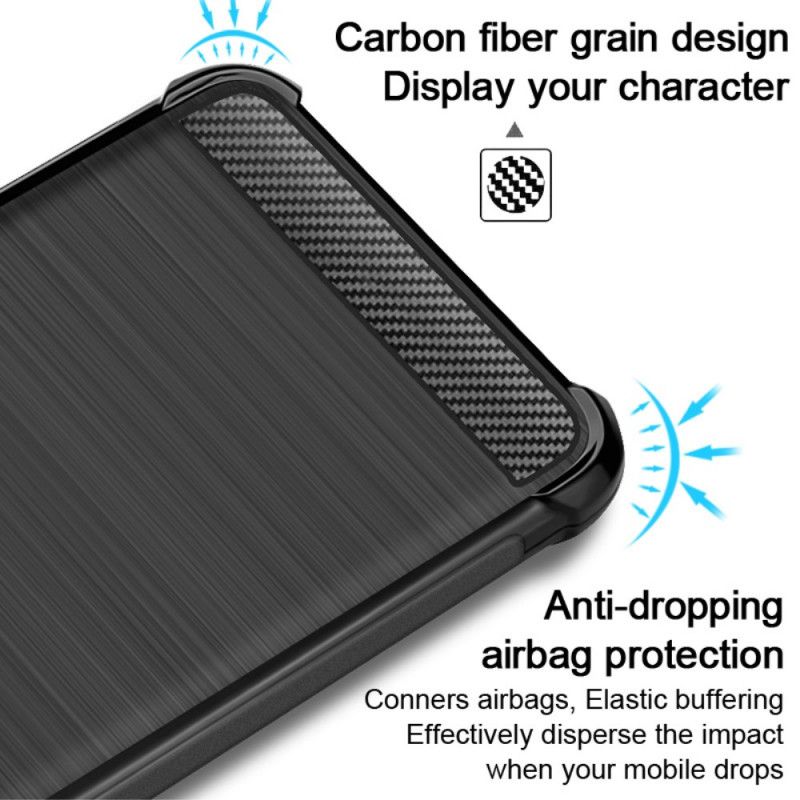 Cover ThinQ LG G8 ThinQ Imak Børstet Kulfiber