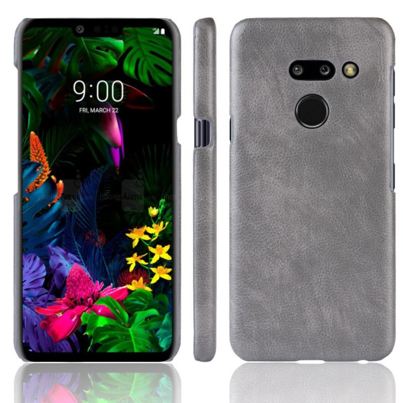 Cover ThinQ LG G8 ThinQ Sort Lychee-Lædereffekt