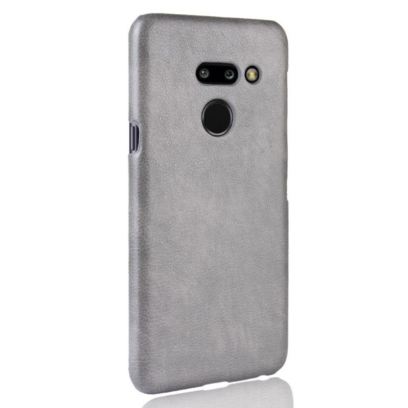 Cover ThinQ LG G8 ThinQ Sort Lychee-Lædereffekt