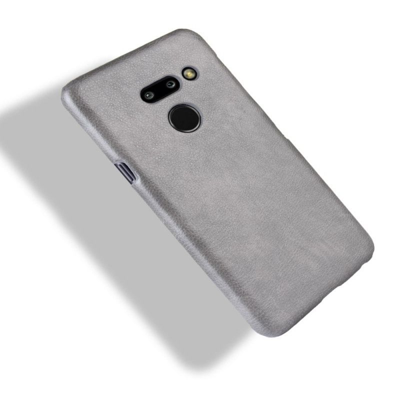 Cover ThinQ LG G8 ThinQ Sort Lychee-Lædereffekt