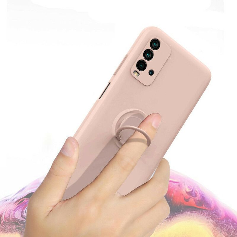 Cover Xiaomi Redmi 9t Flydende Silikonering Og Snor