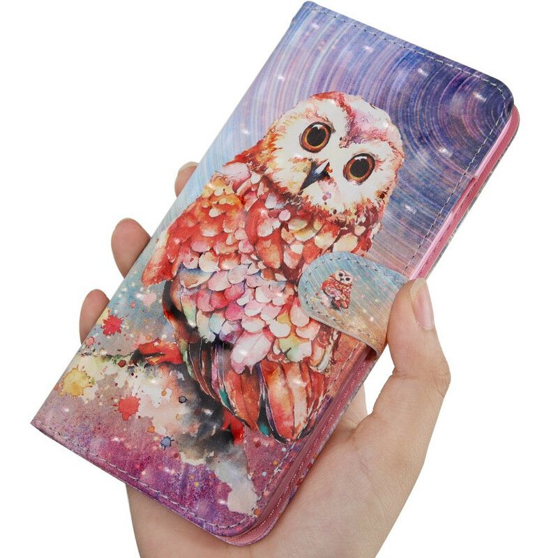 Flip Cover Xiaomi Redmi 9t Light Spot Germain The Owl