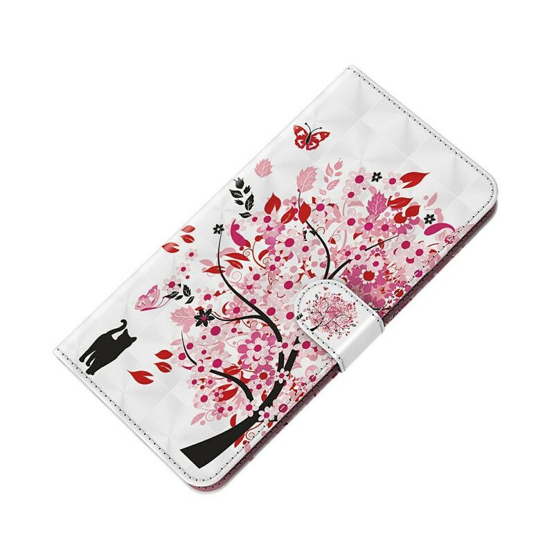 Flip Cover Xiaomi Redmi 9t Pink Træ