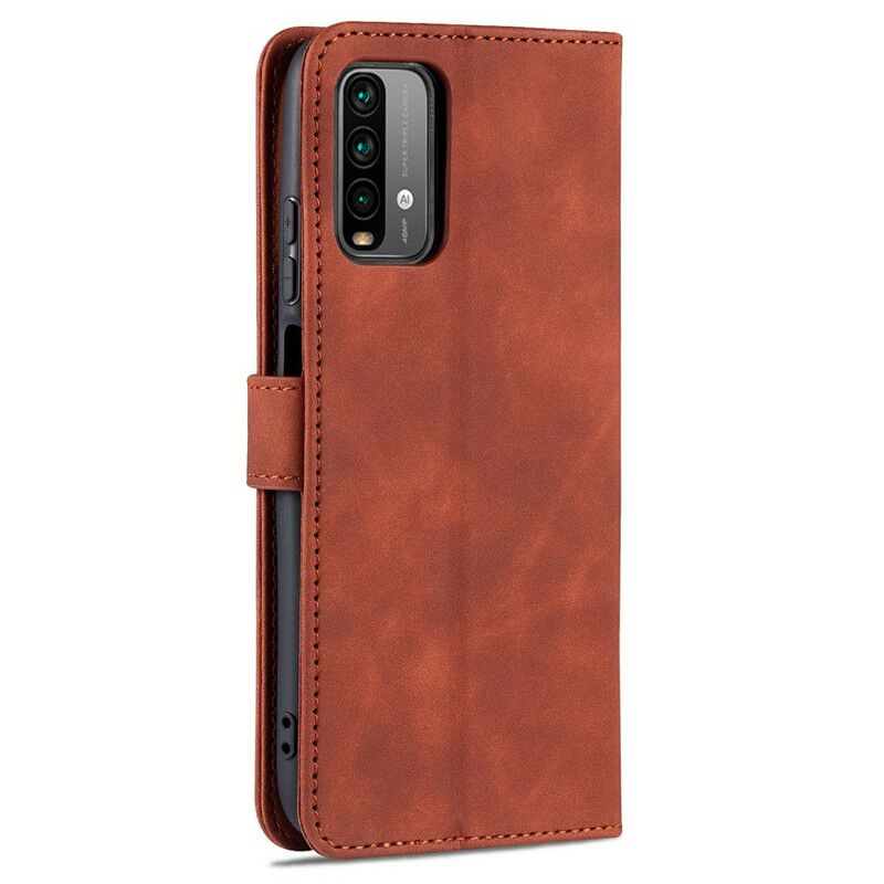 Læder Cover Xiaomi Redmi 9t Telefon Etui Azns Sødme