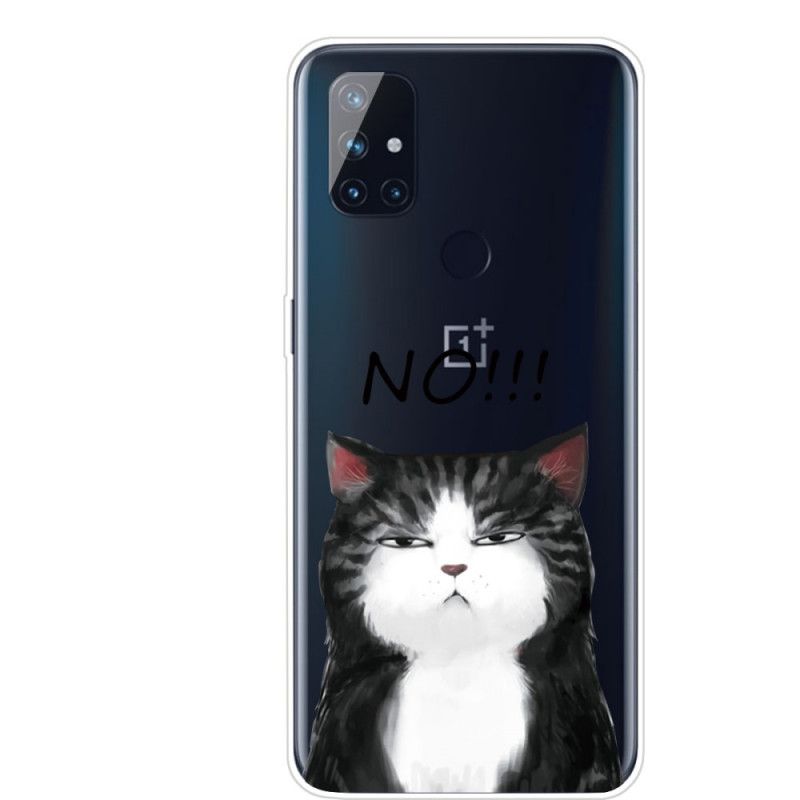 Cover for OnePlus Nord N10 Katten. Der Siger Nej