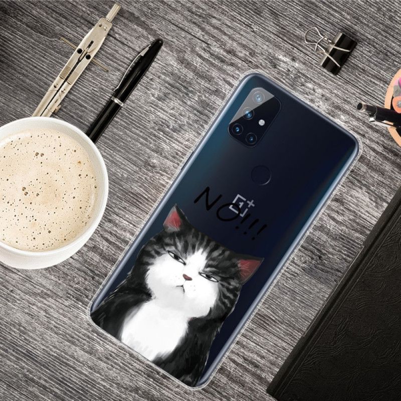 Cover for OnePlus Nord N10 Katten. Der Siger Nej