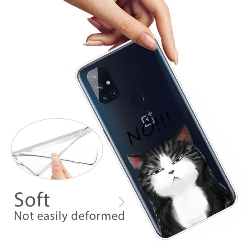 Cover for OnePlus Nord N10 Katten. Der Siger Nej