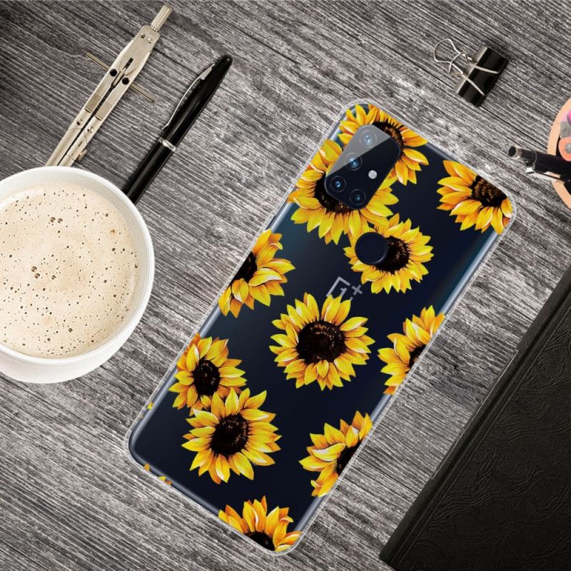 Cover for OnePlus Nord N10 Solsikker