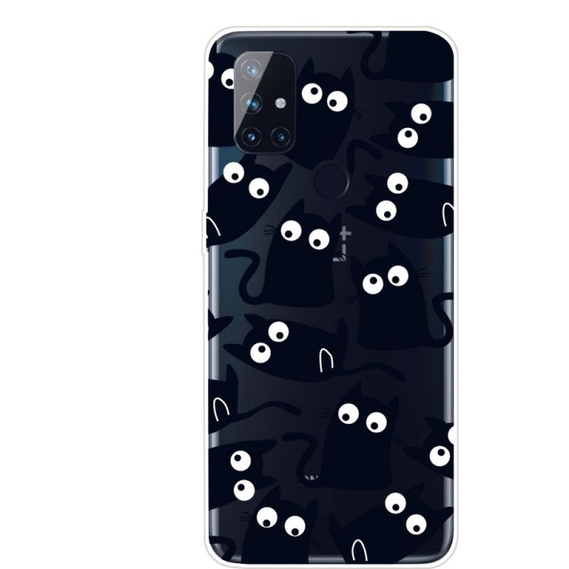 Cover for OnePlus Nord N10 Sorte Mus