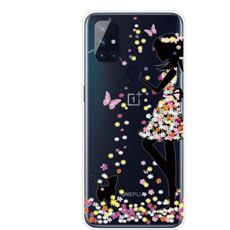 Cover OnePlus Nord N10 Blomsterpige Beskyttelse