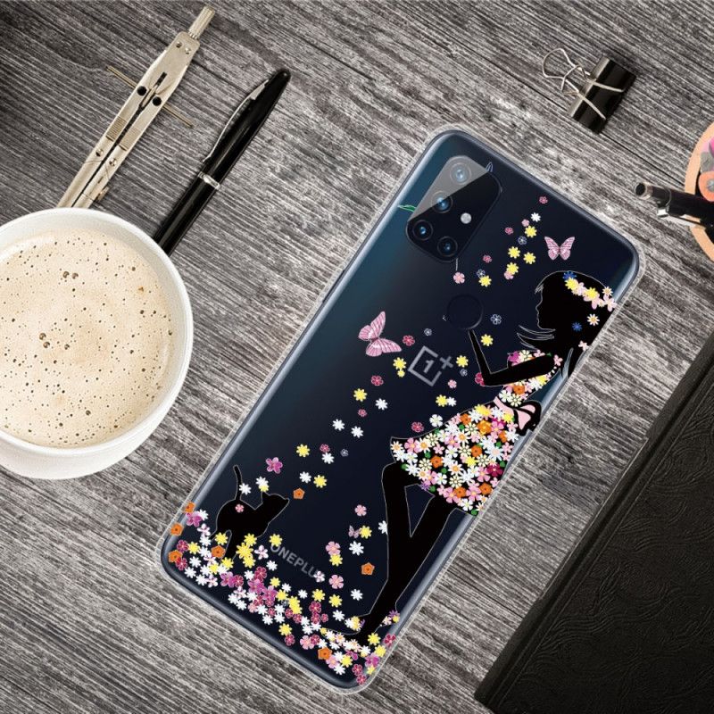 Cover OnePlus Nord N10 Blomsterpige Beskyttelse