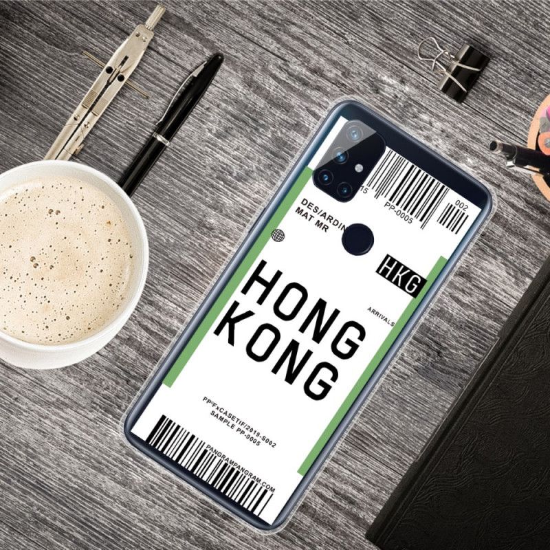 Cover OnePlus Nord N10 Boardingkort Til Hong Kong