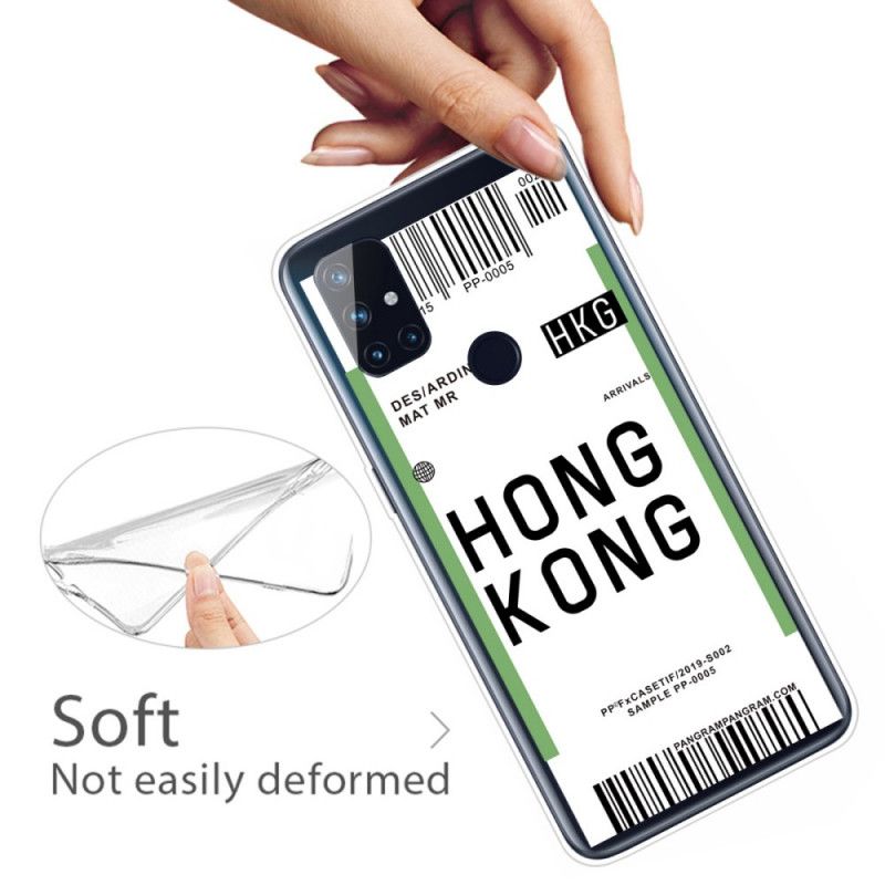 Cover OnePlus Nord N10 Boardingkort Til Hong Kong